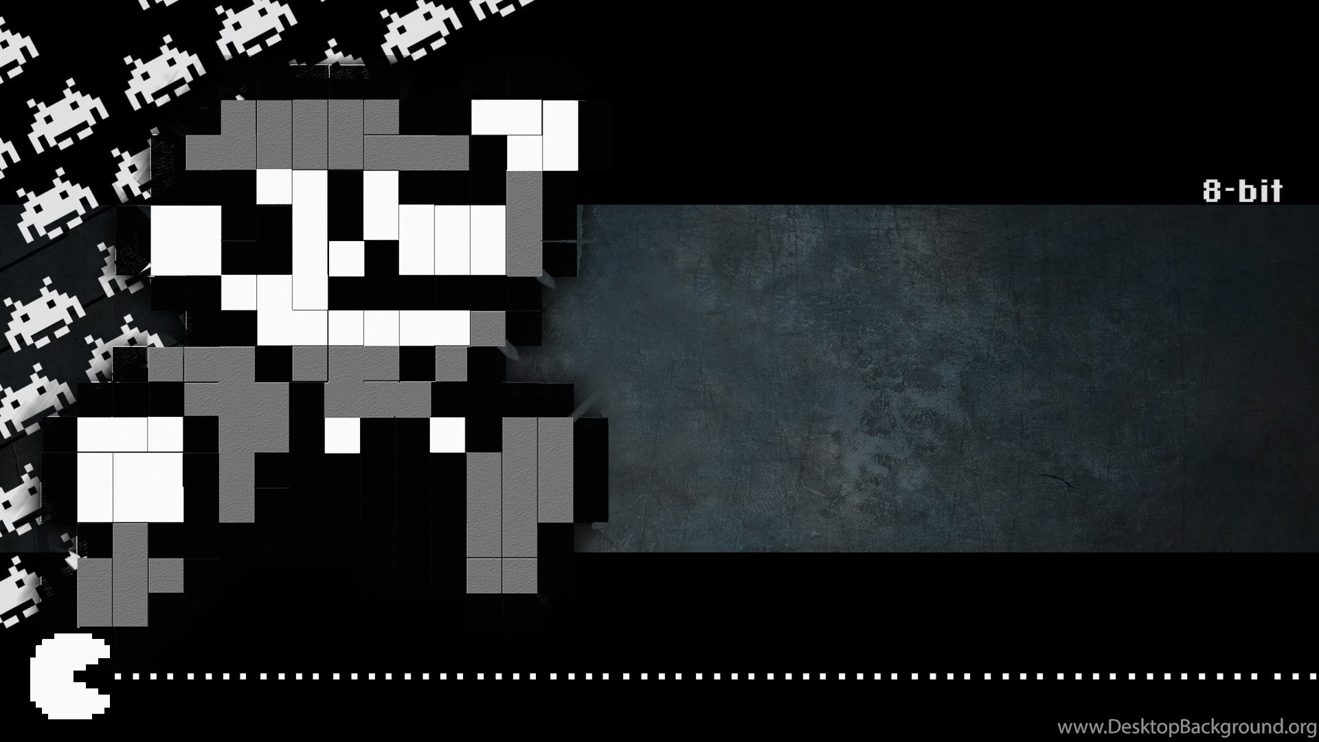 8 Bit Mario Wallpapers Wallpapers Cave 
 Data Src Cool - Black Super Marios Bros - HD Wallpaper 