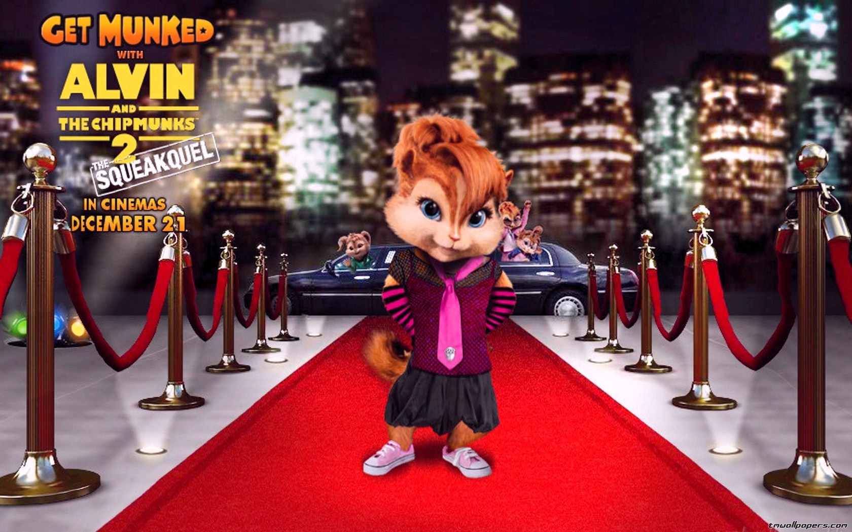Munkyourself Com Alvin And The Chipmunks The Squeakquel - HD Wallpaper 