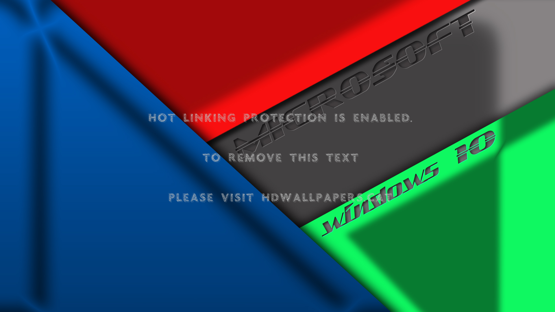 Windows 10 Didis Blue Red Technology - Graphic Design - HD Wallpaper 