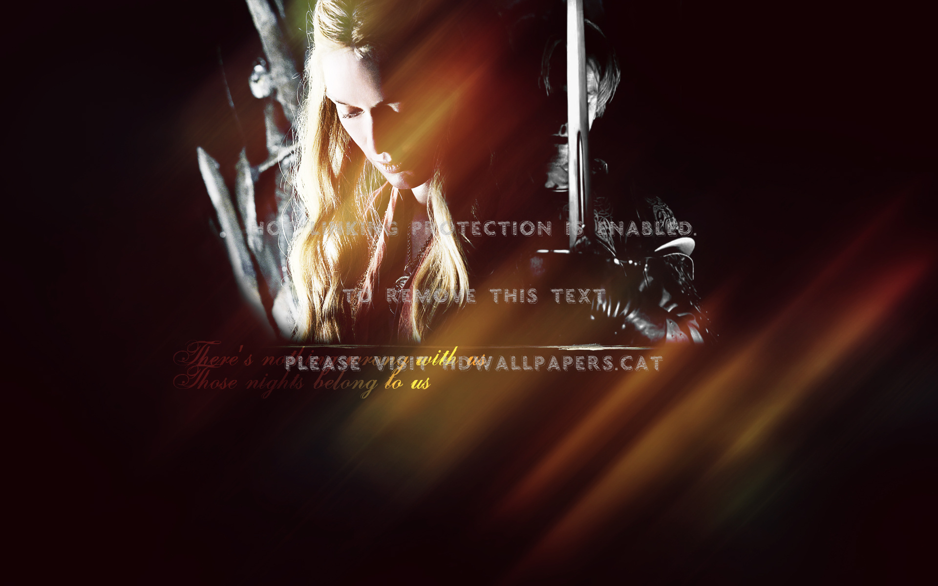 Game Of Thrones-jaime & Cersei Lannister Tv - Darkness - HD Wallpaper 