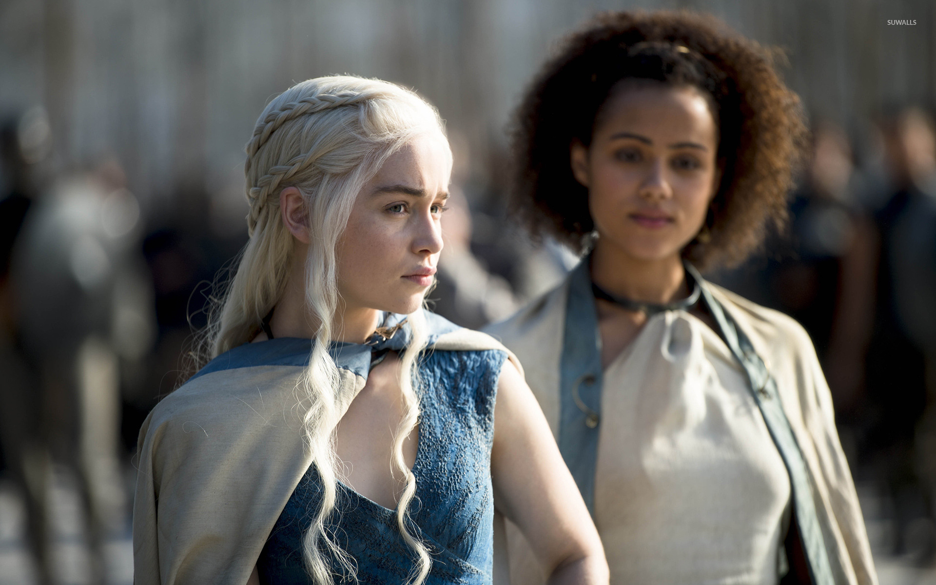 Game Of Thrones Daenerys And Missandei - HD Wallpaper 