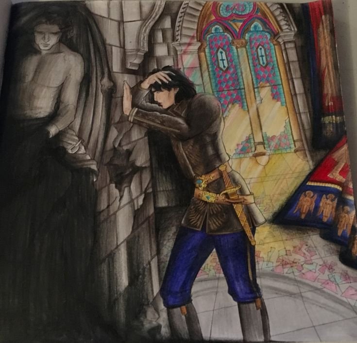 Throne Of Glass - Throne Of Glass Coloring Book Dorian - HD Wallpaper 