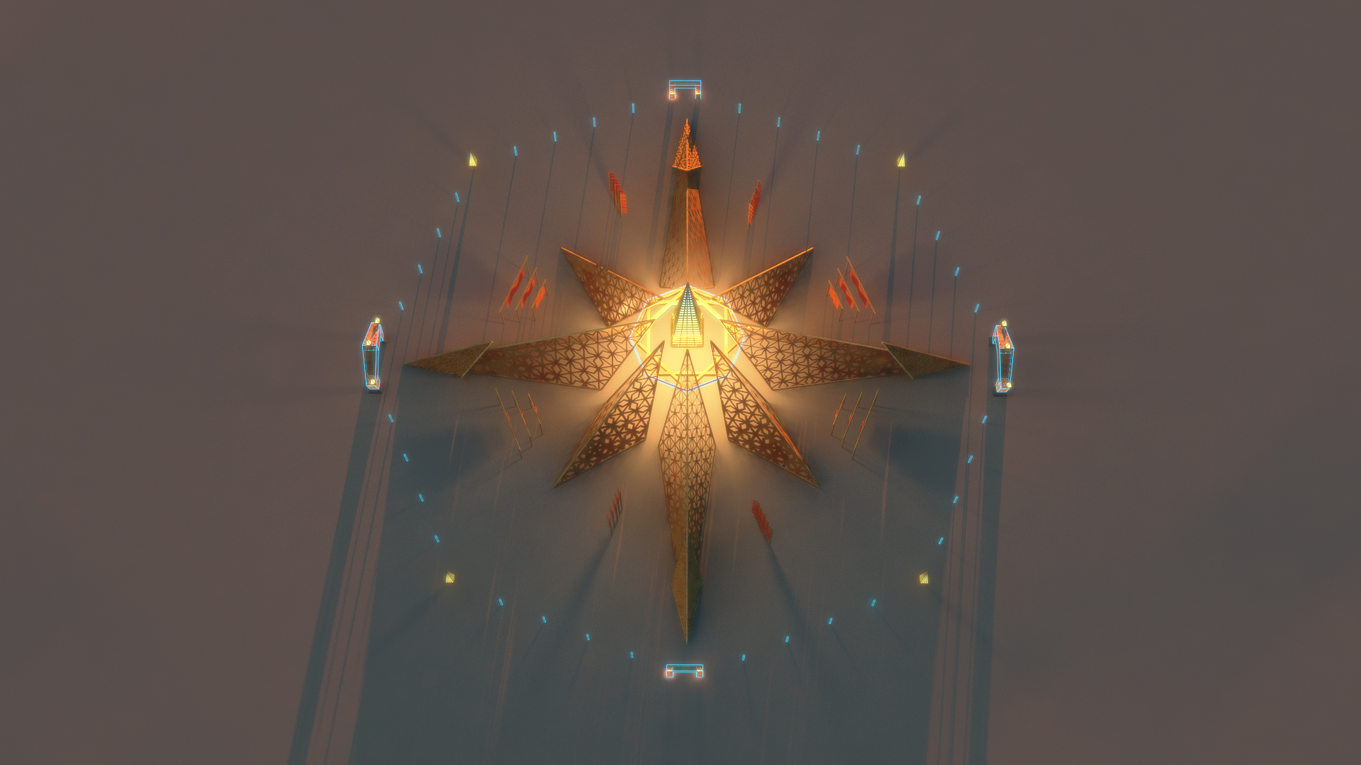 Burning Man Temple 2020 - HD Wallpaper 