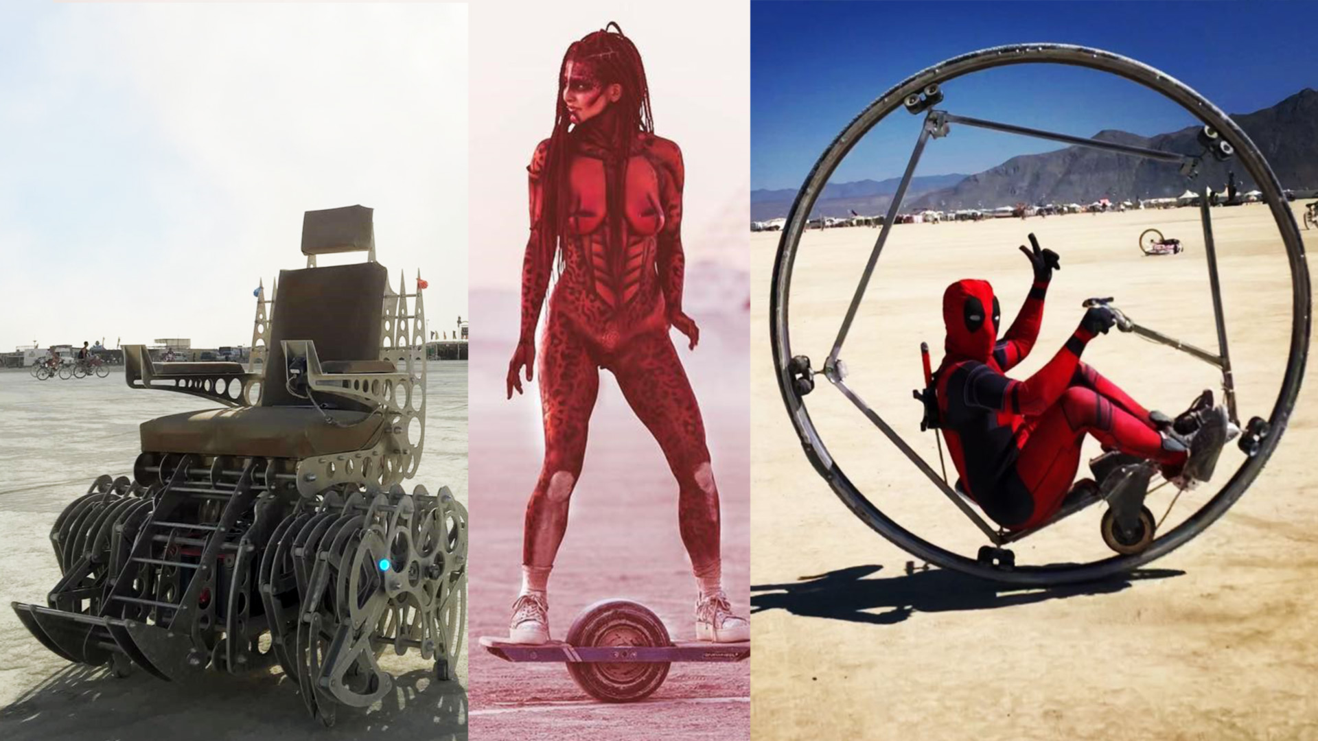 Burning Man Mono Wheel - HD Wallpaper 