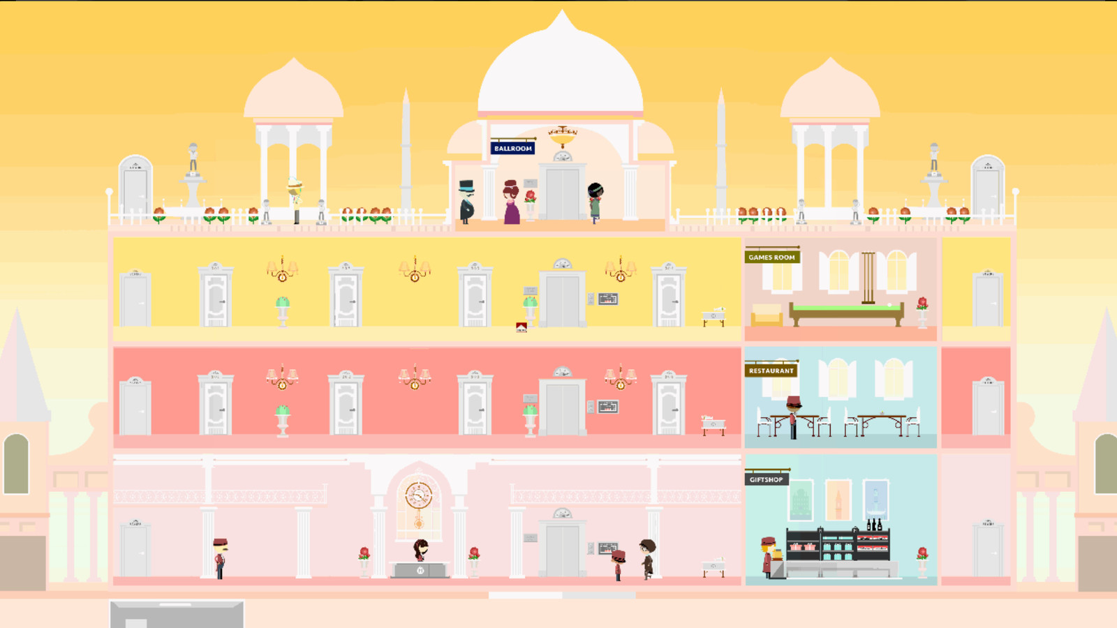 This Computer Game Takes You Into Wes Anderson S Grand - Wes Anderson Wallpaper Hd - HD Wallpaper 