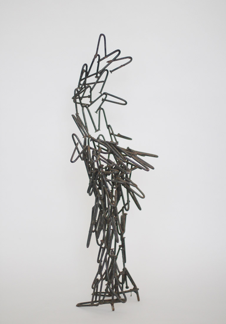 Nail Art Wallpaper Wall Sculpture Decor Yarn Brutalist - Red Pine - HD Wallpaper 