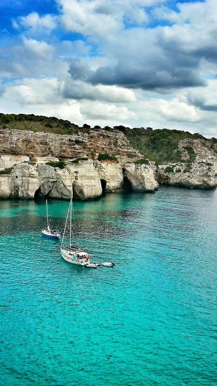 Cala Macarella - HD Wallpaper 