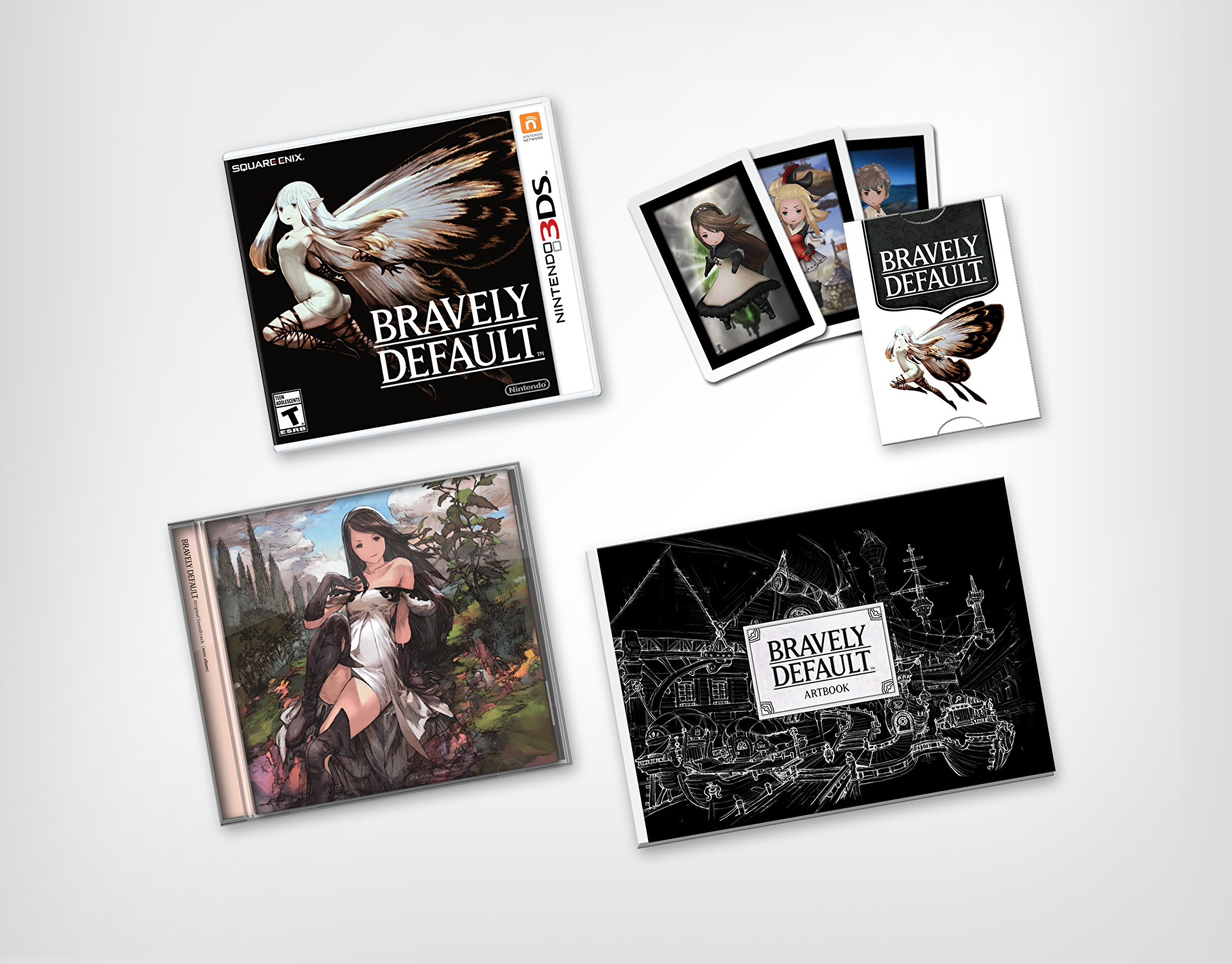 Bravely Default Limited Edition - HD Wallpaper 