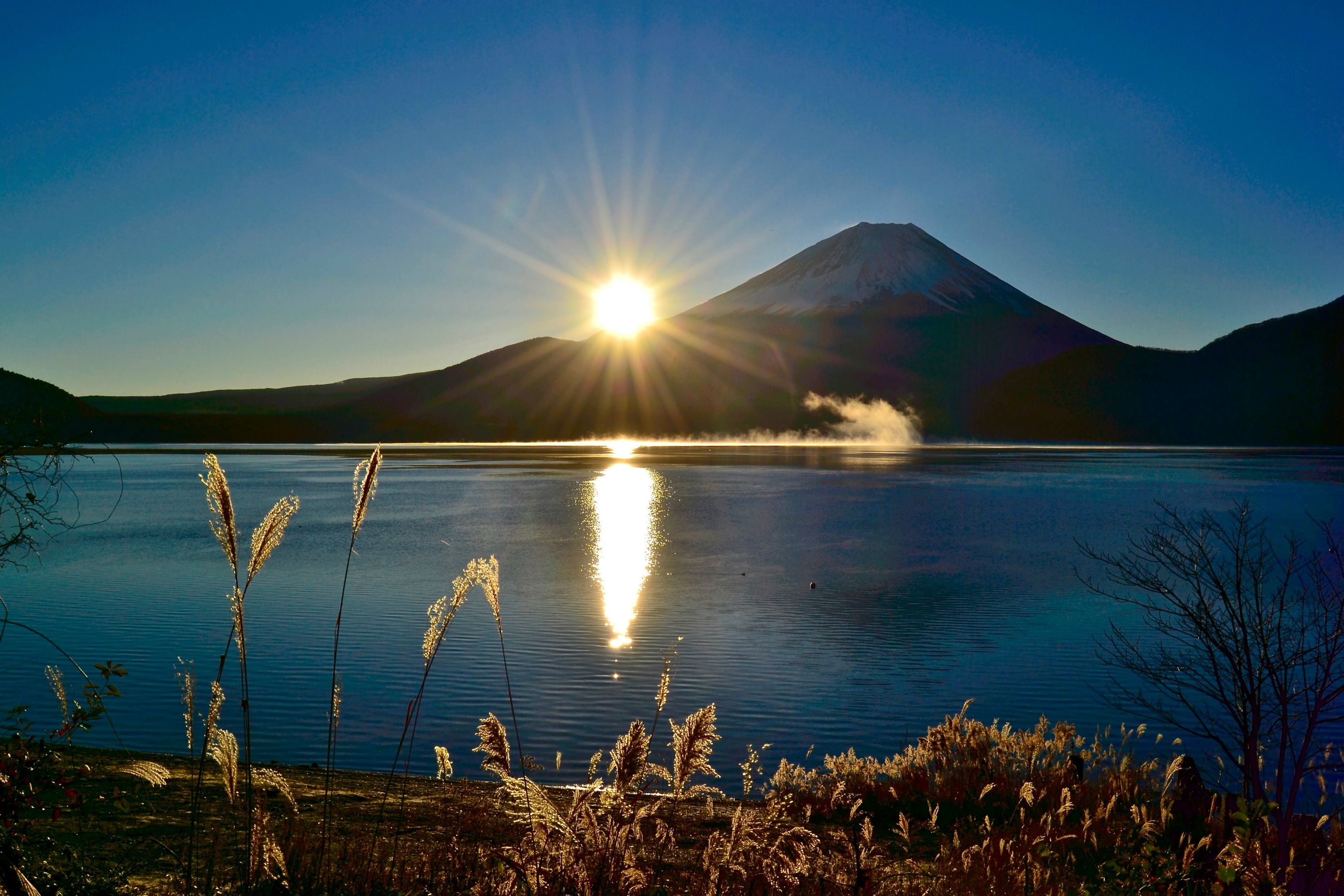 Fuji Wallpaper - Sunrise Fuji - HD Wallpaper 