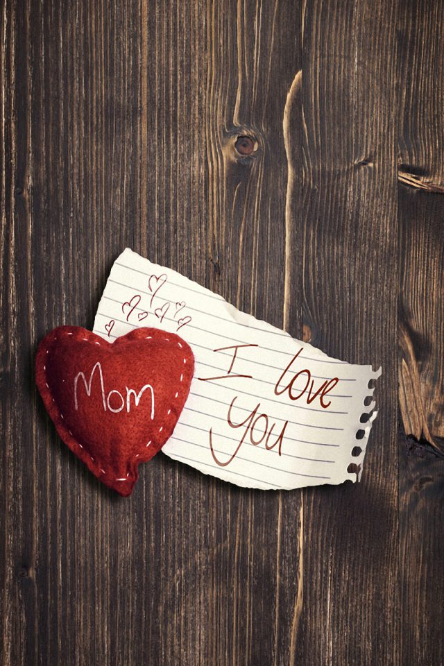 Mom I Love You Iphone Wallpaper - Iphone Mother And Daughter - HD Wallpaper 