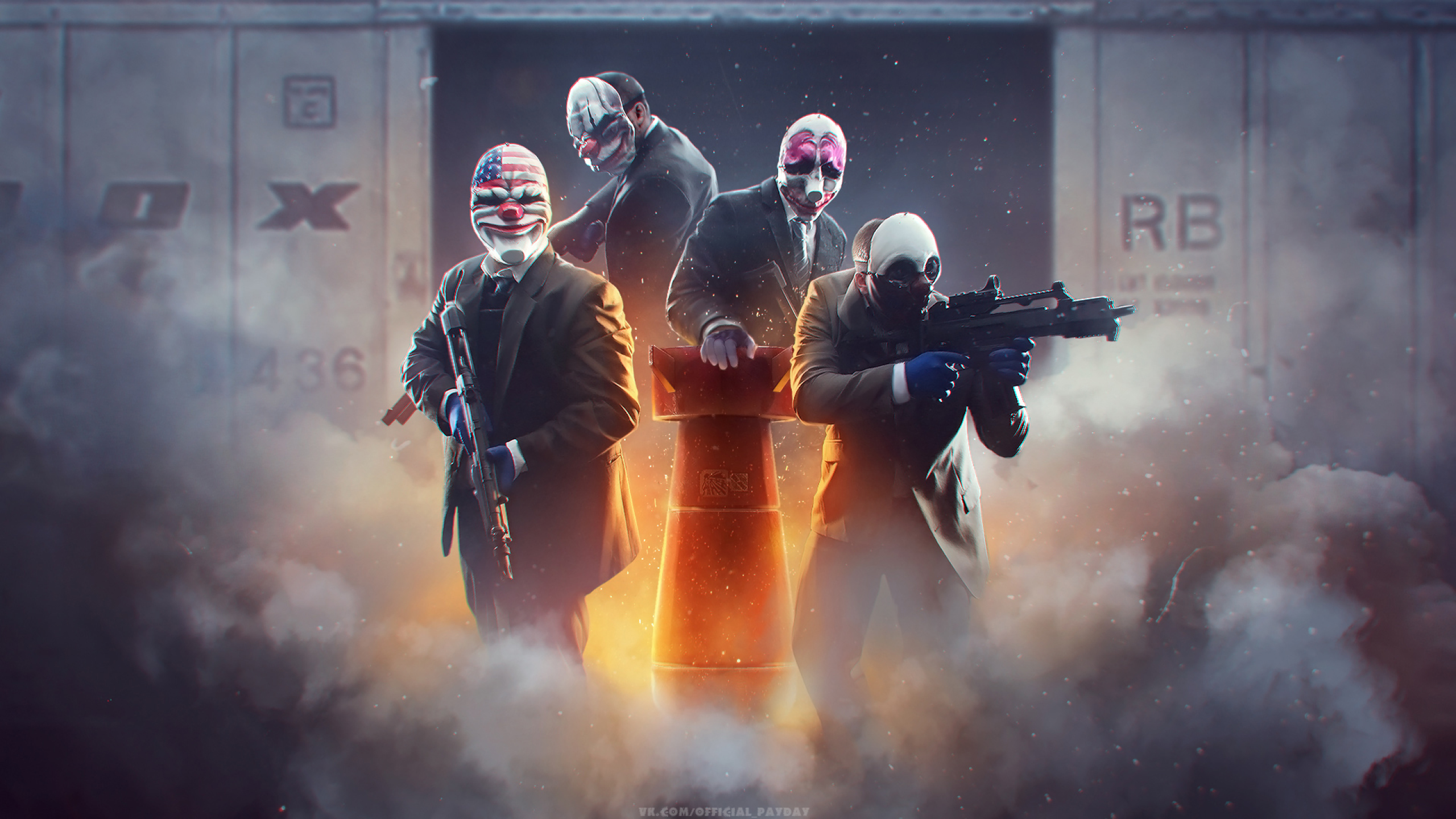 Payday 2 Wallpaper 4k - HD Wallpaper 