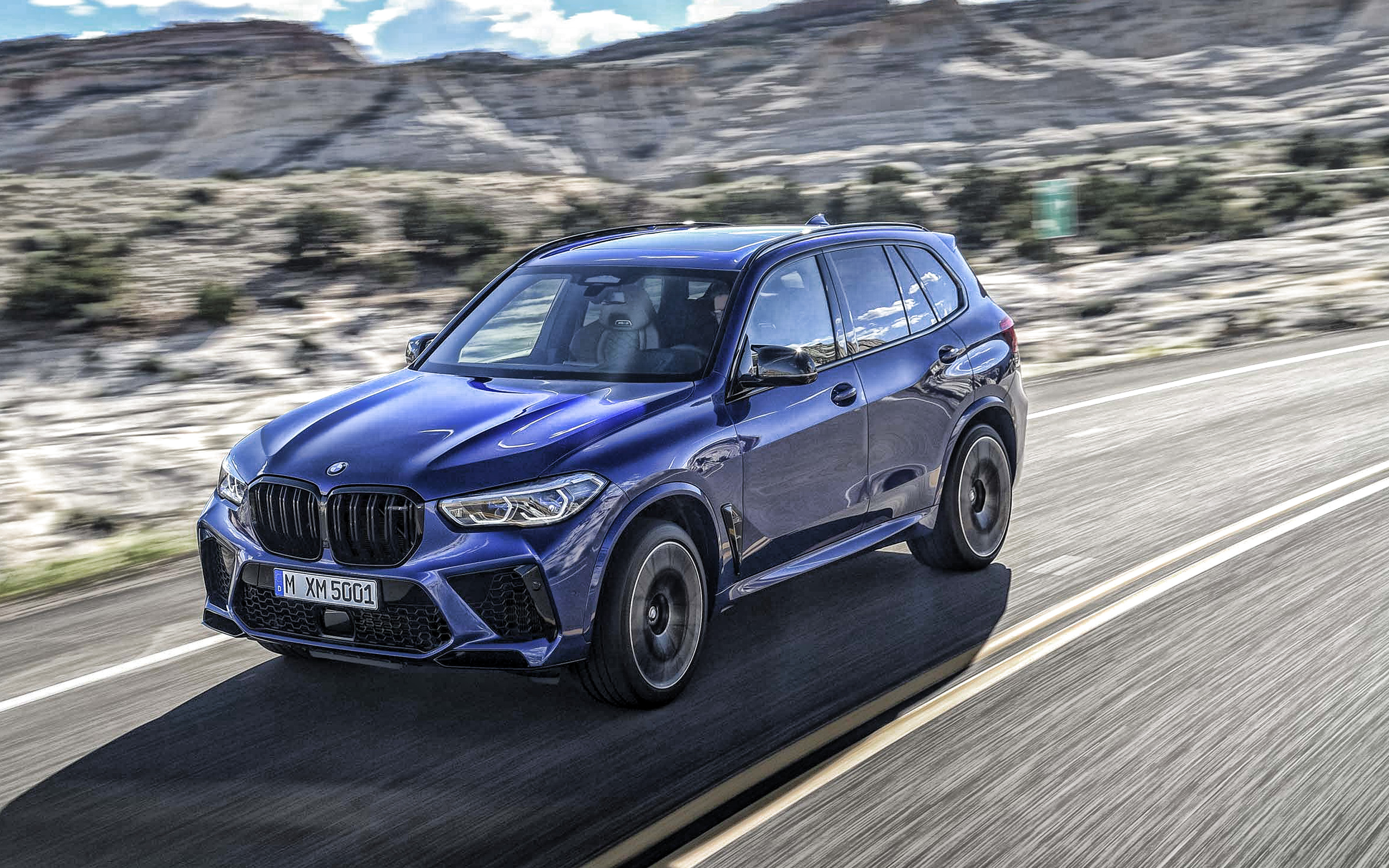 2020, Bmw X5 M, G05, Exterior, Luxury Suv, New Blue - Bmw X5m 2020 Hd - HD Wallpaper 