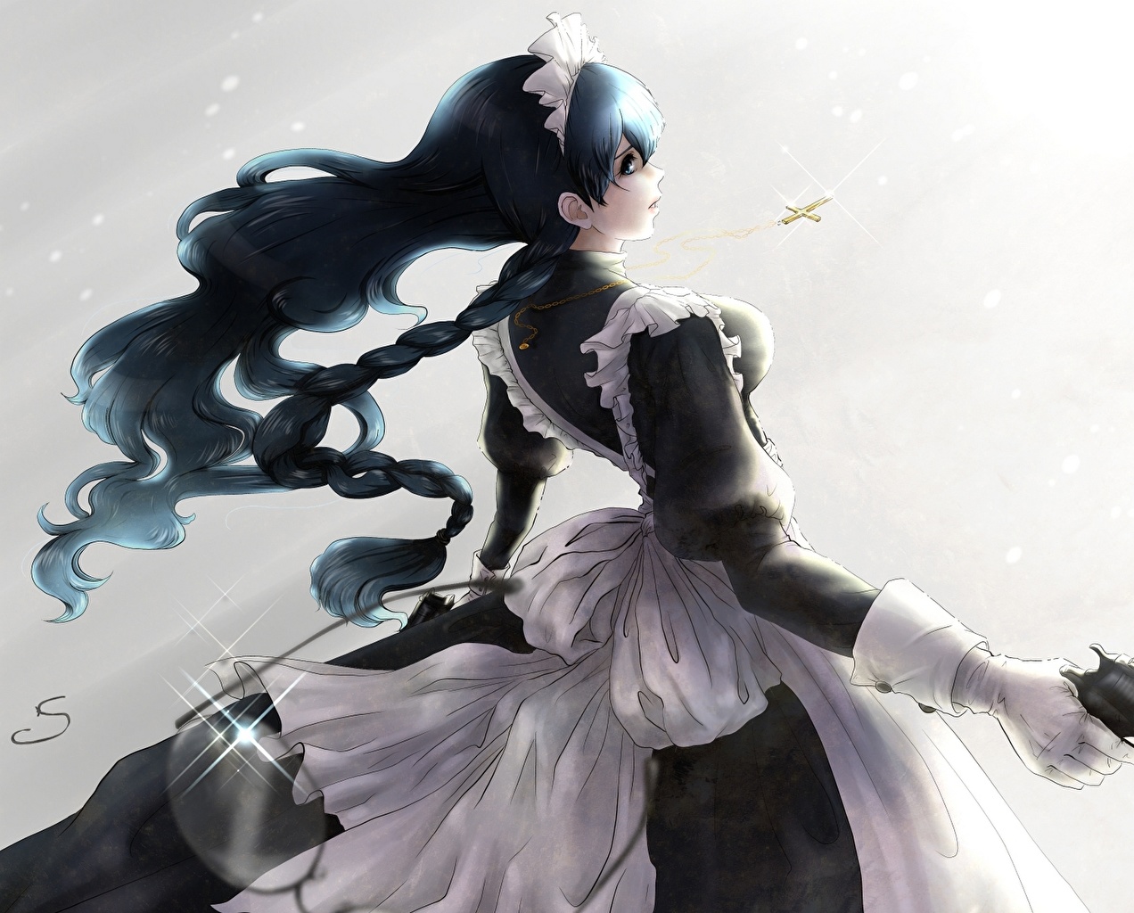 Anime Empregada - HD Wallpaper 