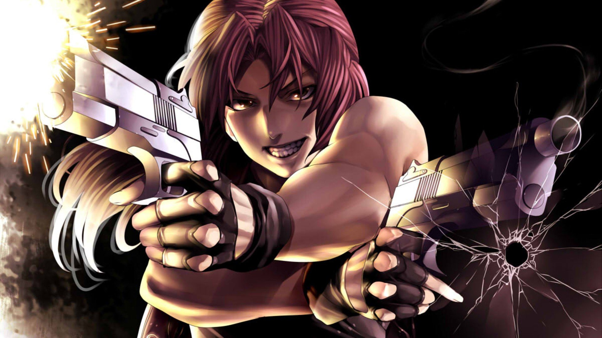 Black Lagoon Revy Wallpaper Hd 19x1080 Wallpaper Teahub Io