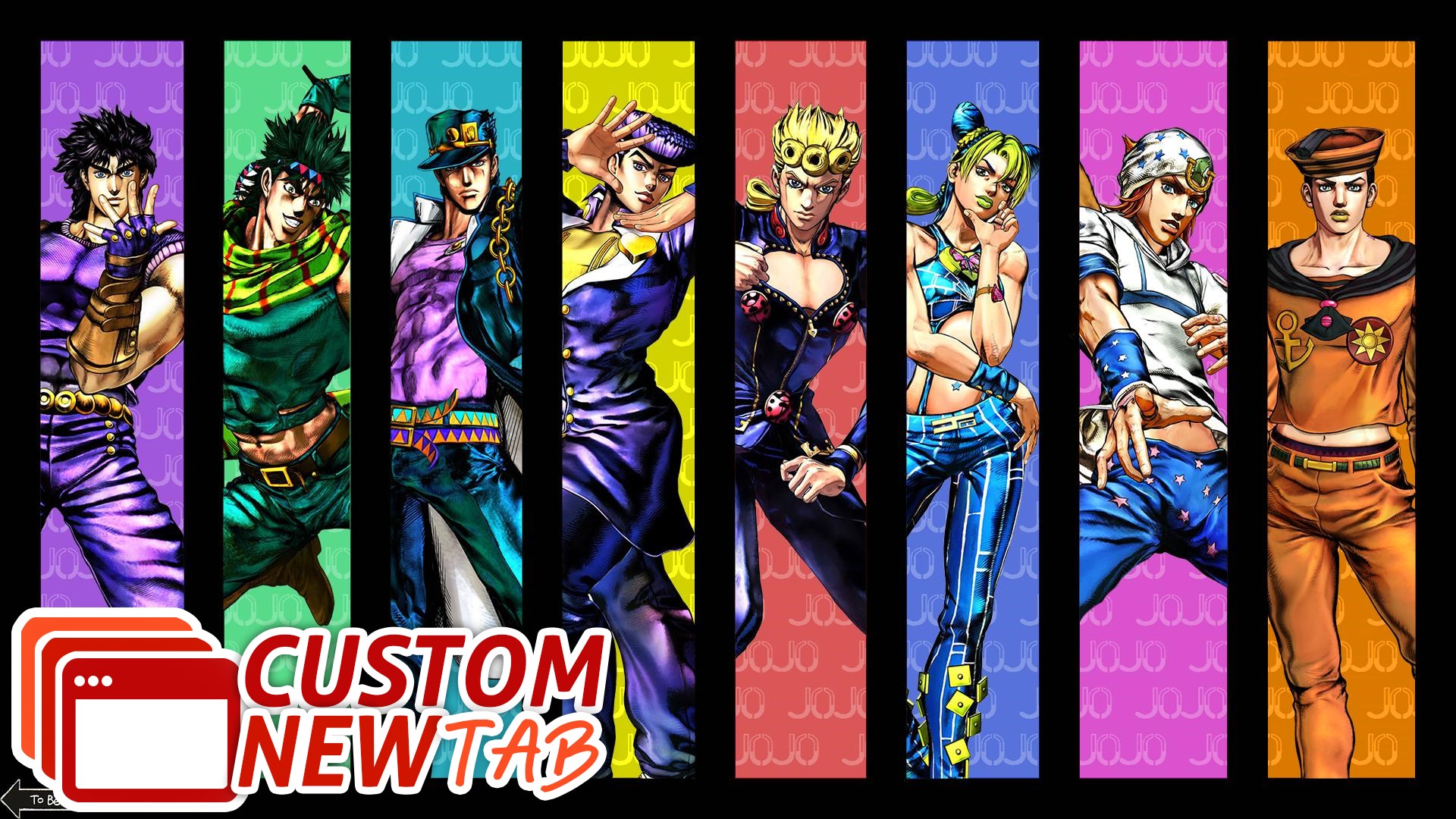 Jojo Bizarre Adventure All Parts - HD Wallpaper 
