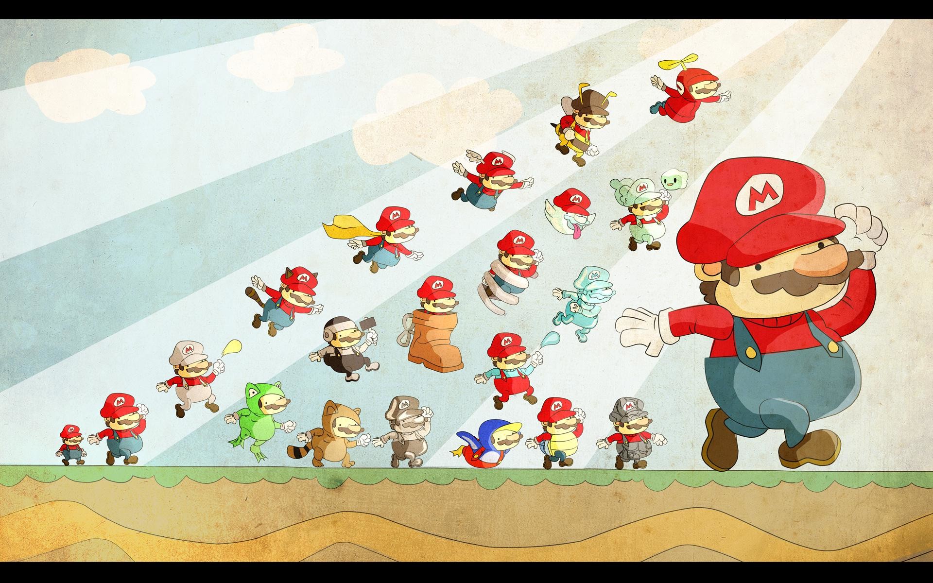Indie Wallpapers4 
 Data Src - Mario Art - HD Wallpaper 