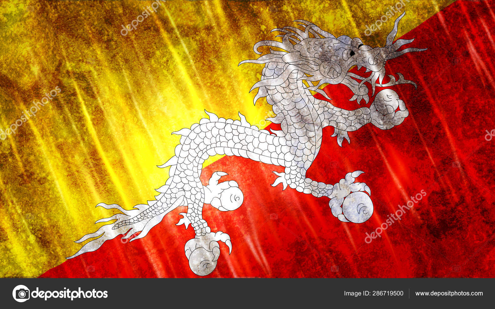 Bhutan Flag - HD Wallpaper 