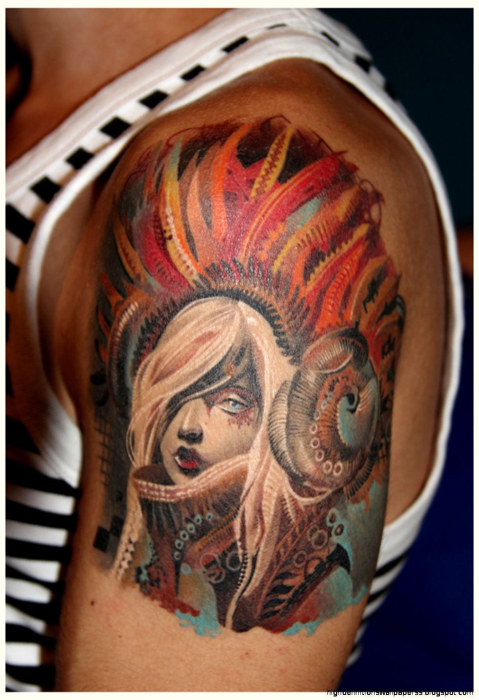 Androidjones On Pinterest Android Jones Artworks And - Android Jones Tattoo - HD Wallpaper 