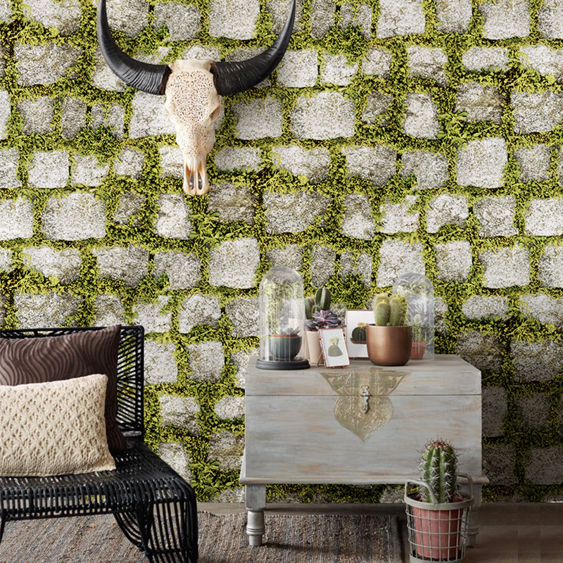 Plants On Brick Wall - HD Wallpaper 