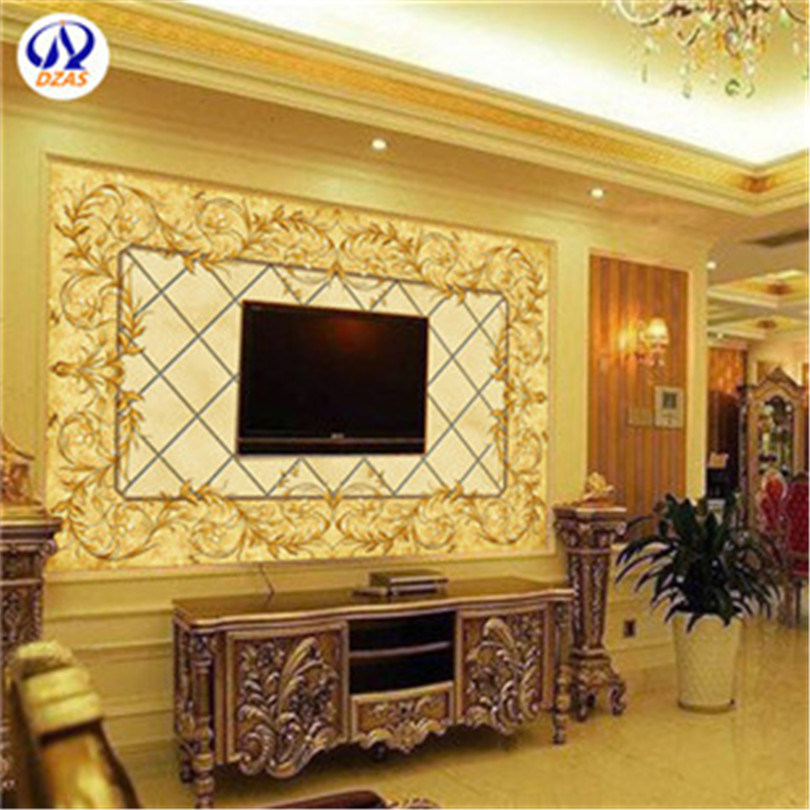 3d Stereo Wallpaper Living Room Bedroom Tv Background - Trang Trí Hoa Văn Tường Phòng Khách - HD Wallpaper 