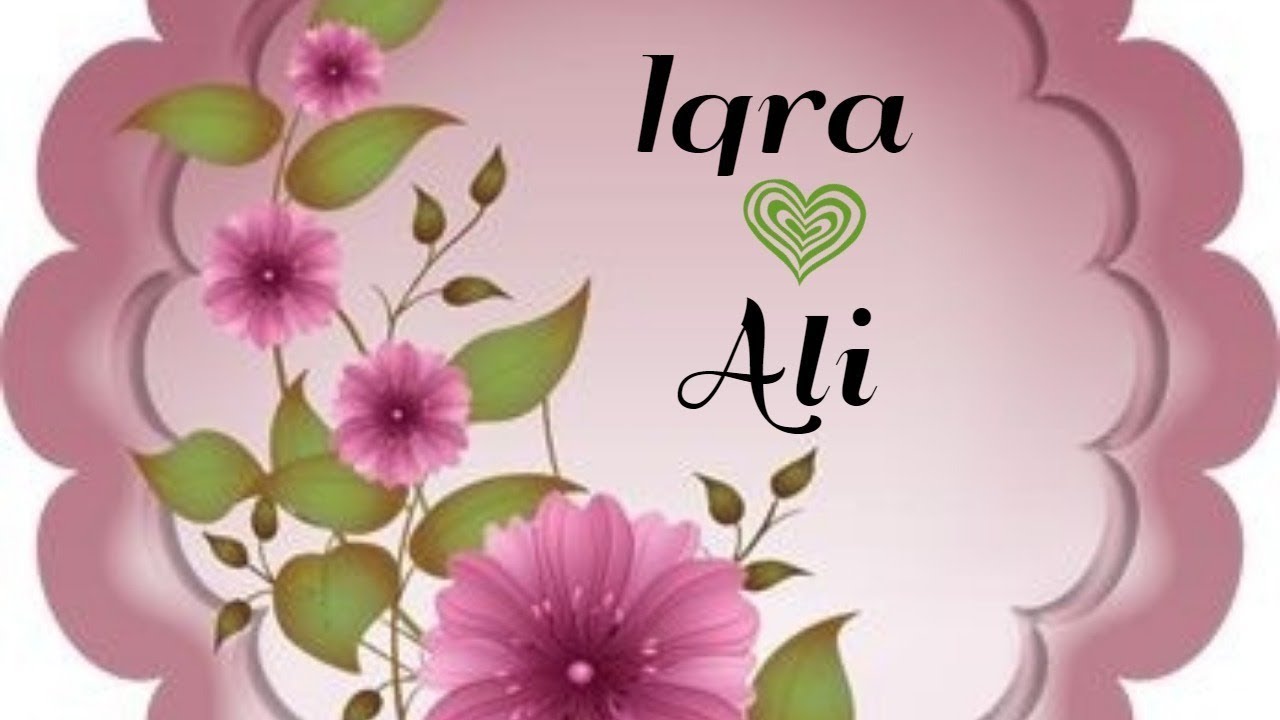 Iqra Ali Name Dp, wallpaper, background picture, wallpaper download.