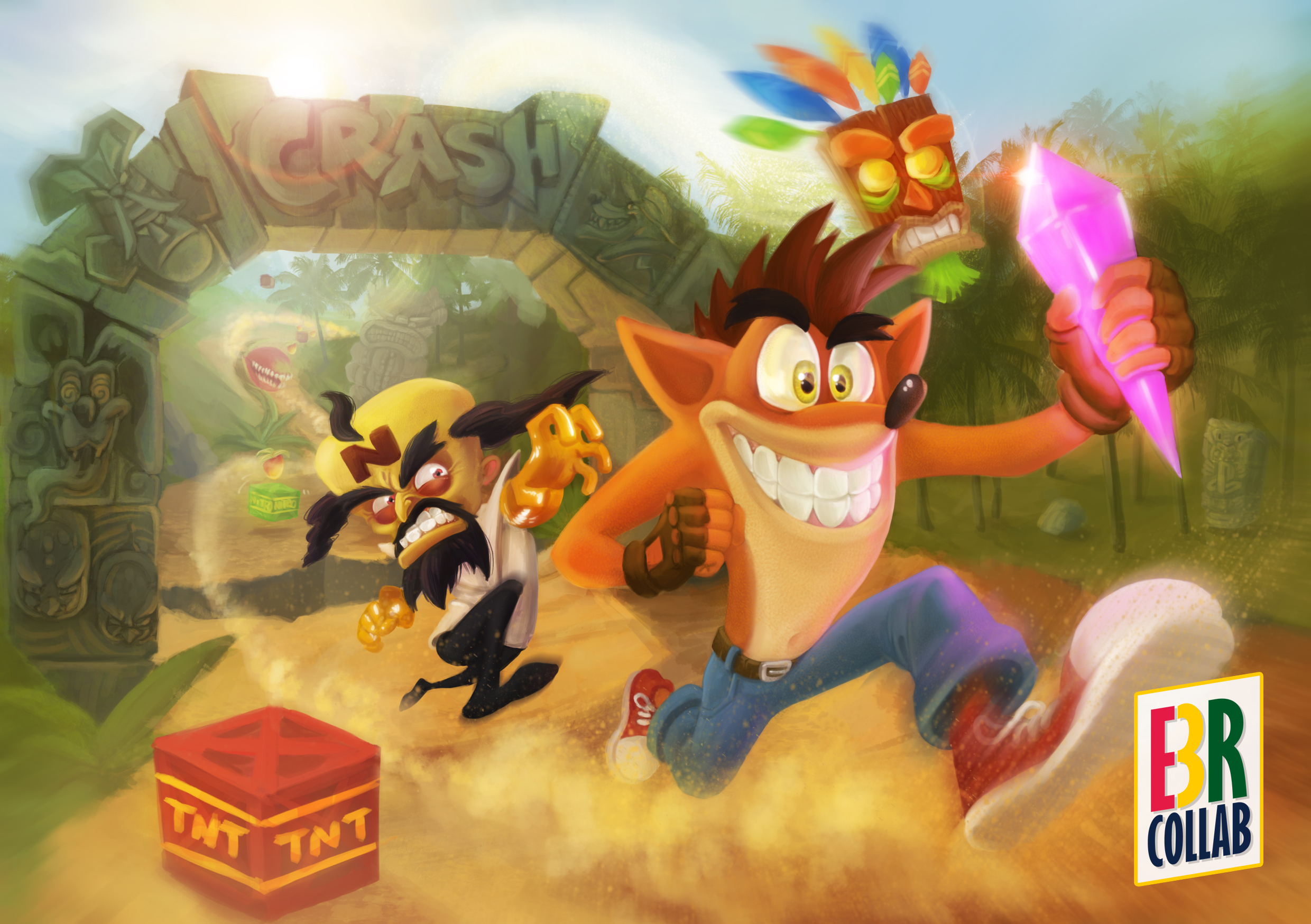 4k Wallpaper Crash Bandicoot - HD Wallpaper 