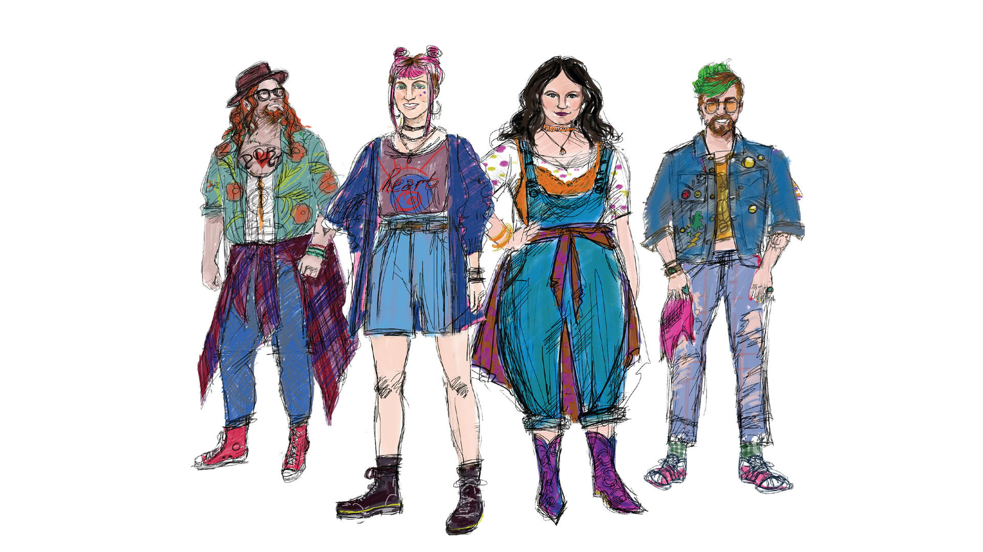 Mozart Under The Bleachers - Illustration - HD Wallpaper 