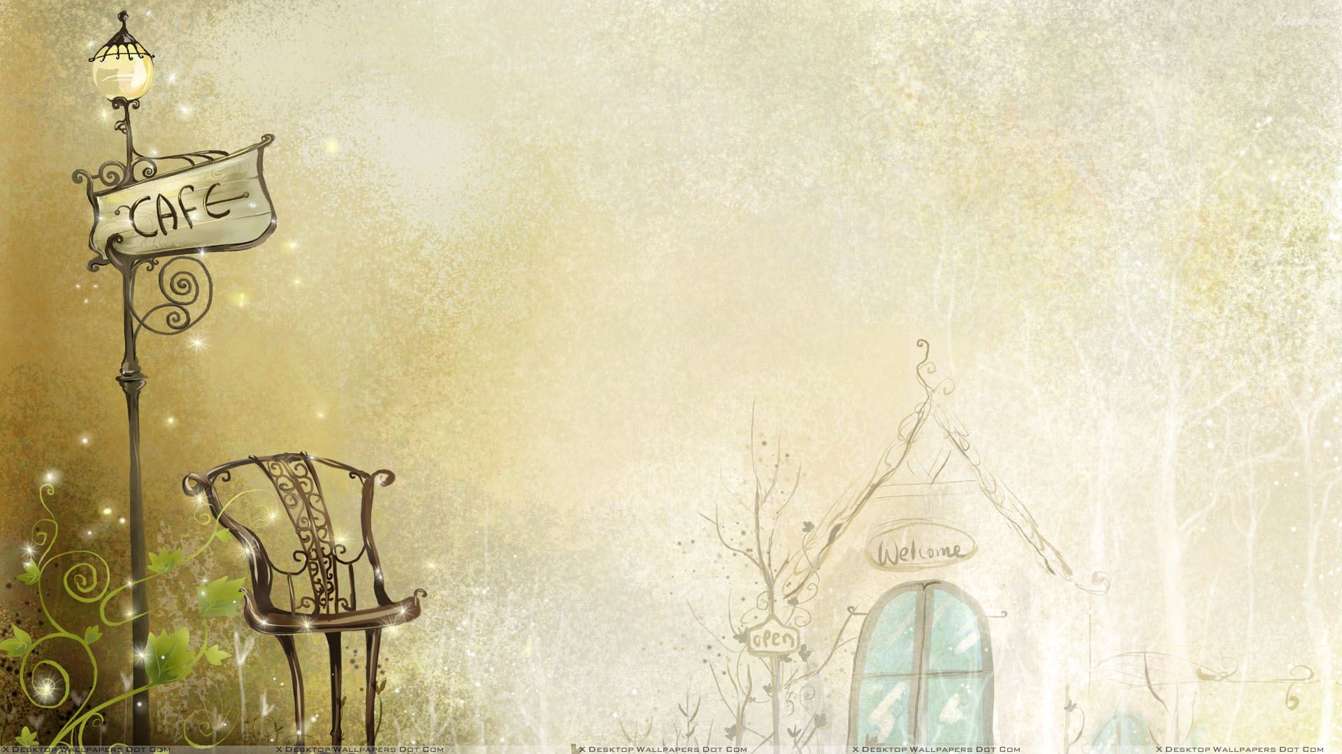 Cafe Picture Abstract - HD Wallpaper 