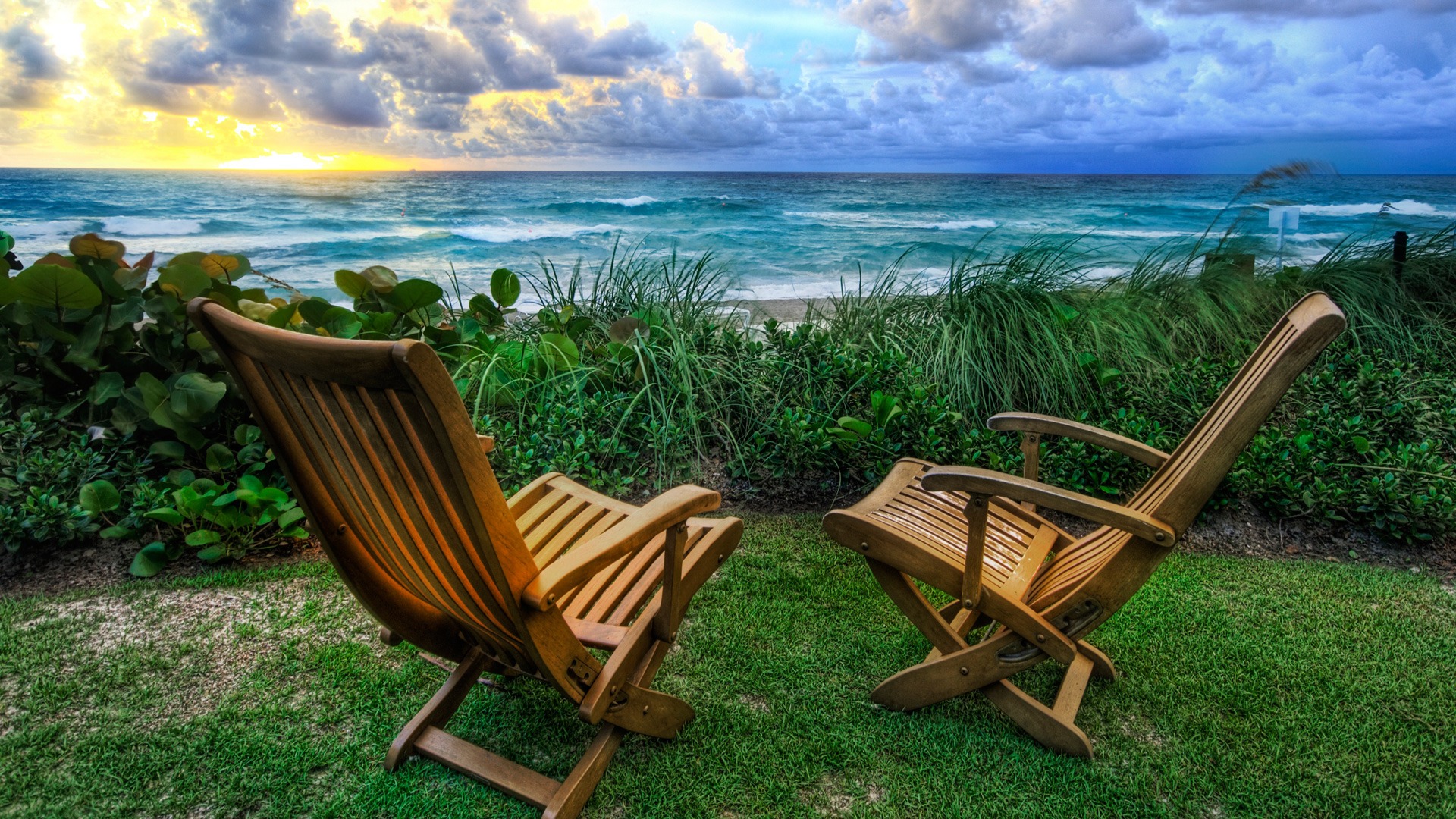 Landscape Of Chairs - HD Wallpaper 