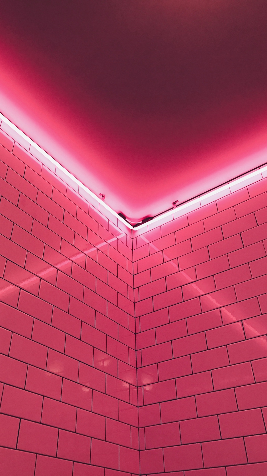 Wallpaper Wall, Light, Pink, Tile - Pink Brick Wallpaper Iphone - HD Wallpaper 