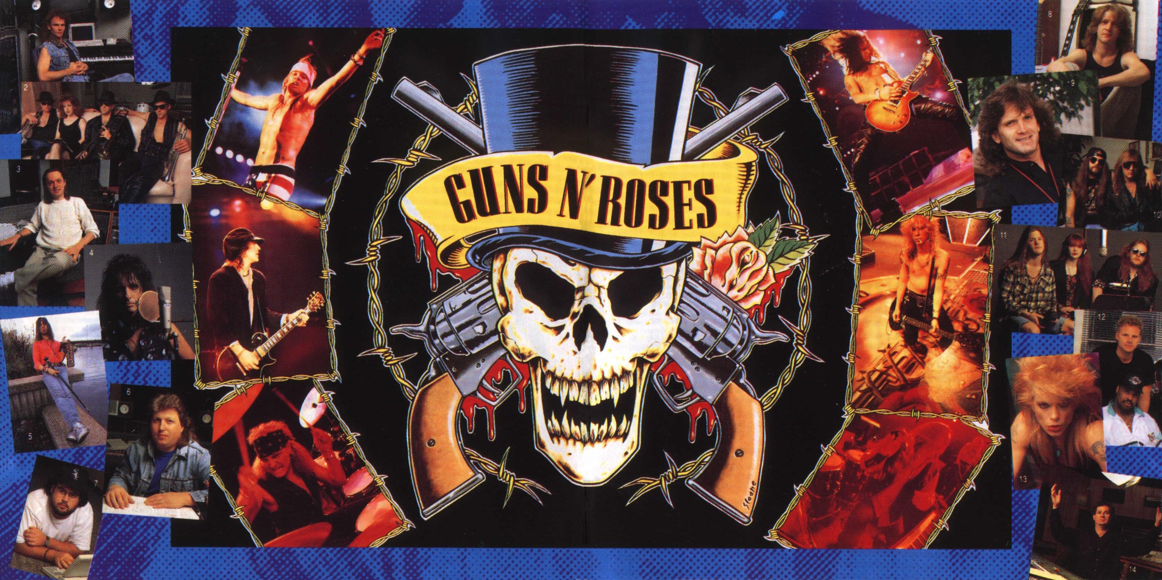 Guns N Roses Collage - HD Wallpaper 