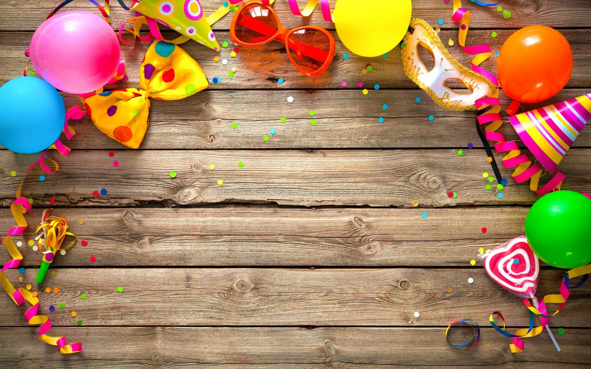 Feliz Aniversário, Férias Acessórios, Arcos, Colorido - Party Backgrounds - HD Wallpaper 