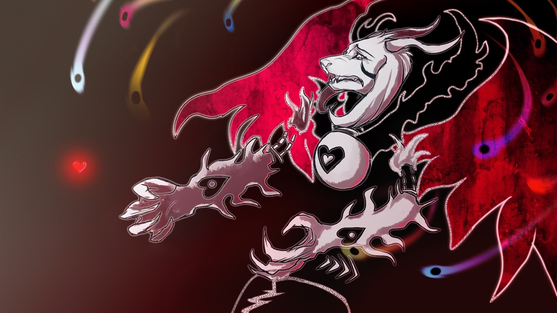 Data-src - Demon Asriel Dreemurr Fanart - HD Wallpaper 