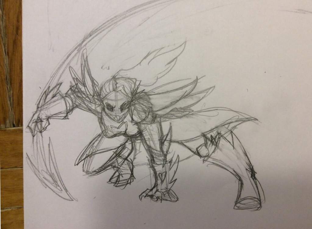 User Uploaded Image - Undyne The Undying Art Pencil - HD Wallpaper 