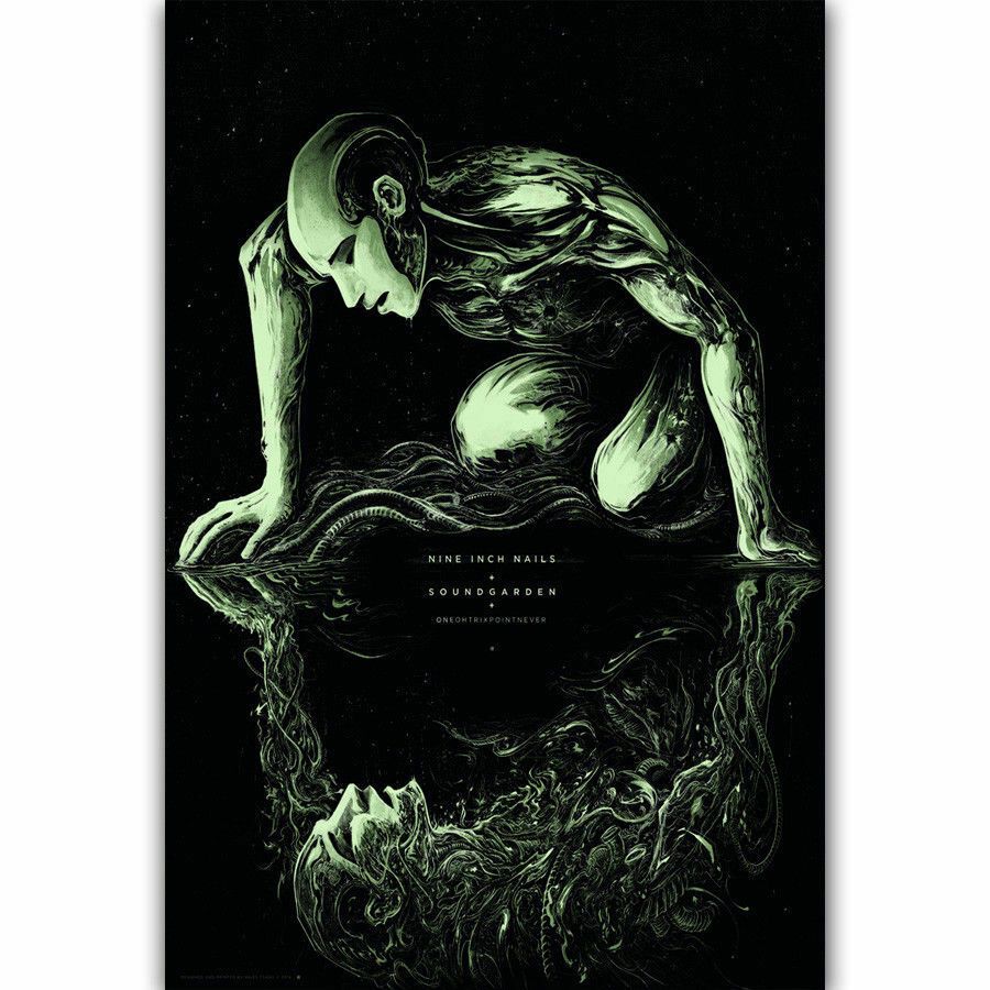 Nine Inch Nails Concert Poster - HD Wallpaper 