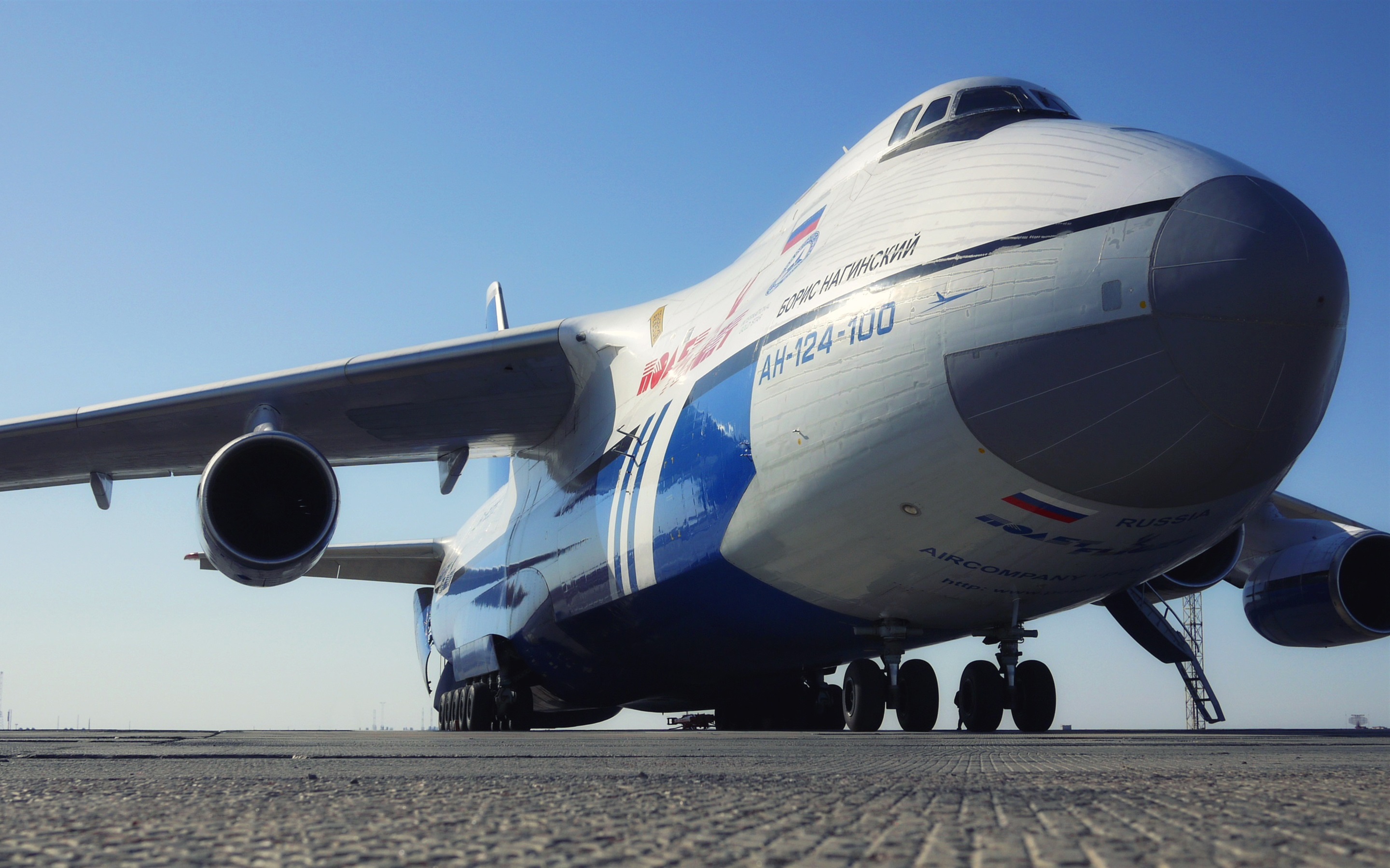 Wallpaper Antonov Ah 124 100 Soviet Transport Aircraft - Ан 124 - HD Wallpaper 