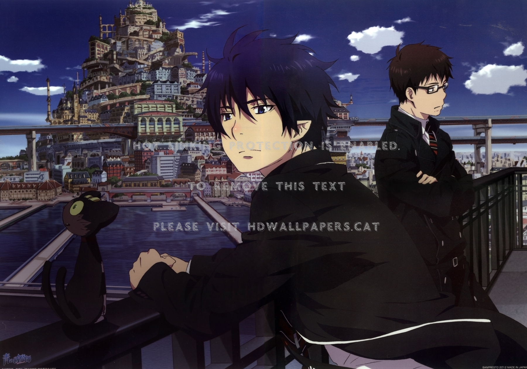 Okumura Twins Yukio Rin Blue Exorcist Ao No - Blue Exorcist - HD Wallpaper 