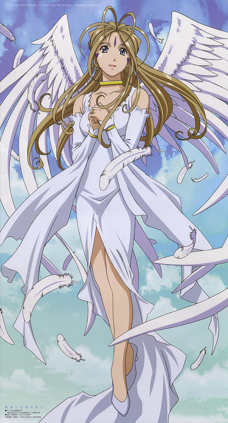 Ah My Goddess Anime Ah My Goddess Hd Art, Hd Wallpaper - Ah My Goddess  Belldandy - 728x1350 Wallpaper 