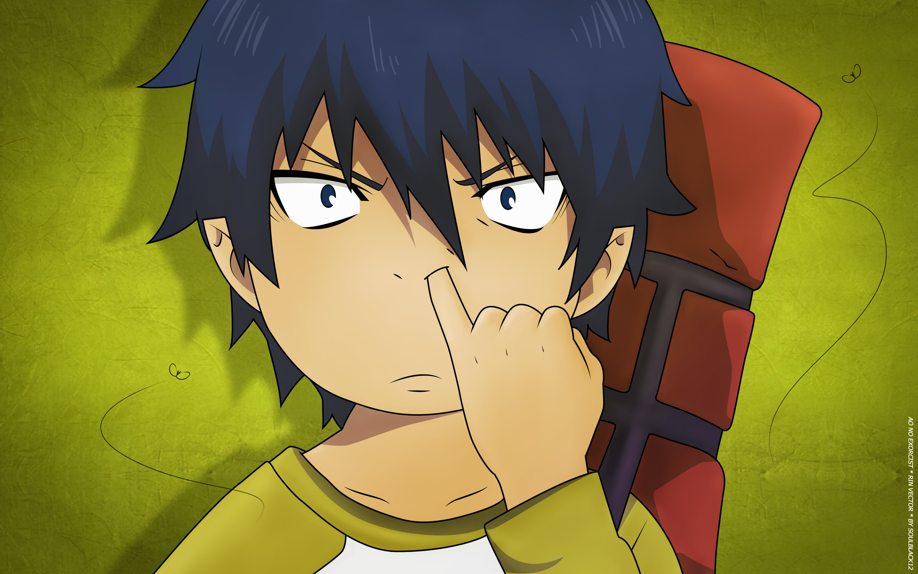 High Resolution Blue Exorcist Hd Wallpaper Id - Okumura Rin Gifs - HD Wallpaper 