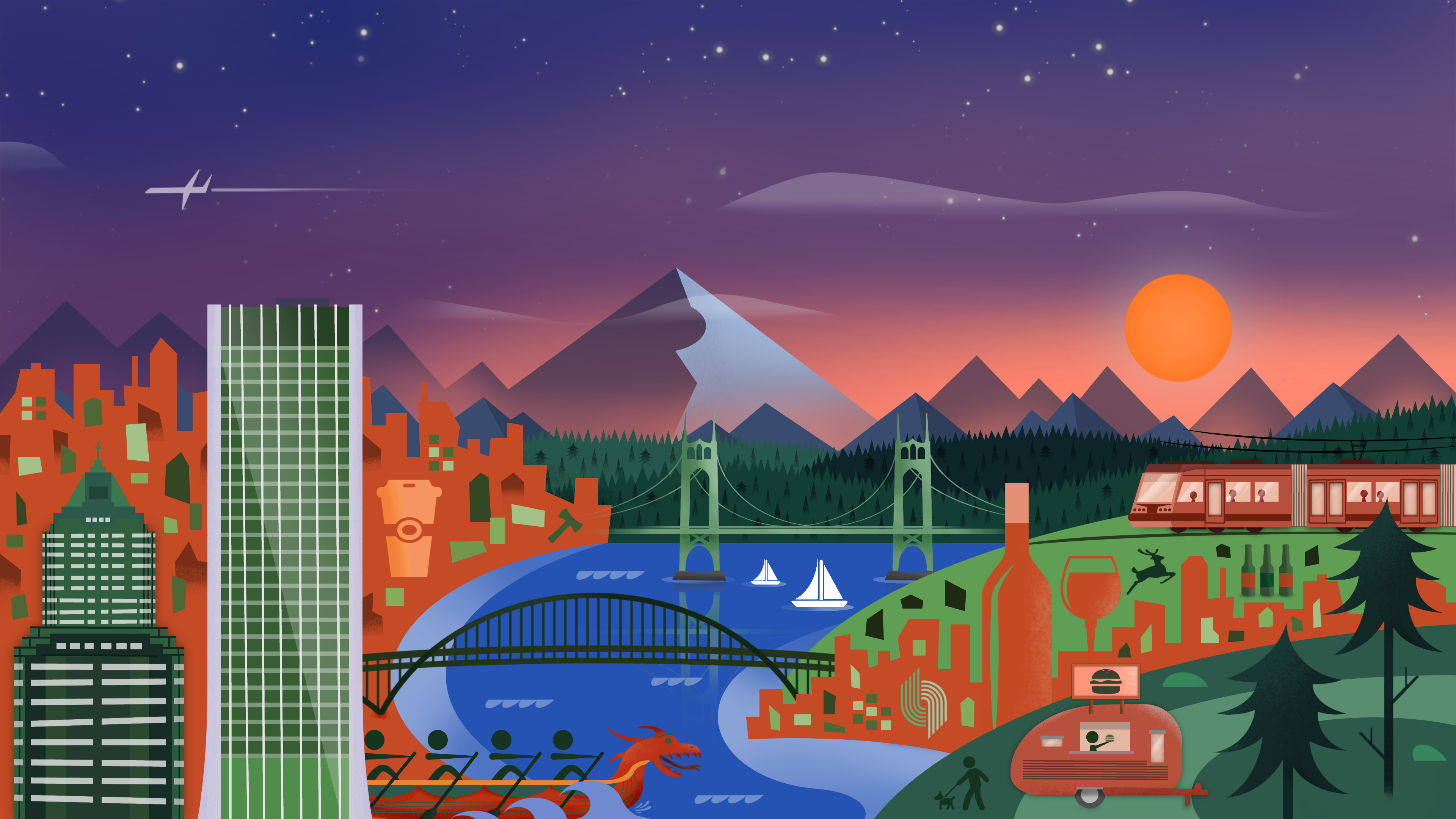 Portland - HD Wallpaper 