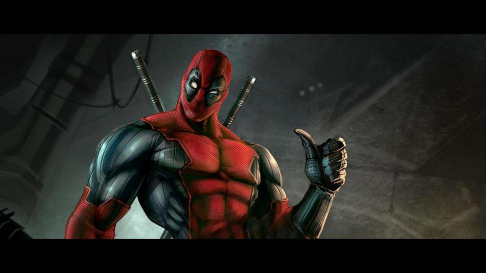 Deadpool Thumbs Up Marvel Hd Wallpaper,cartoon/comic - HD Wallpaper 