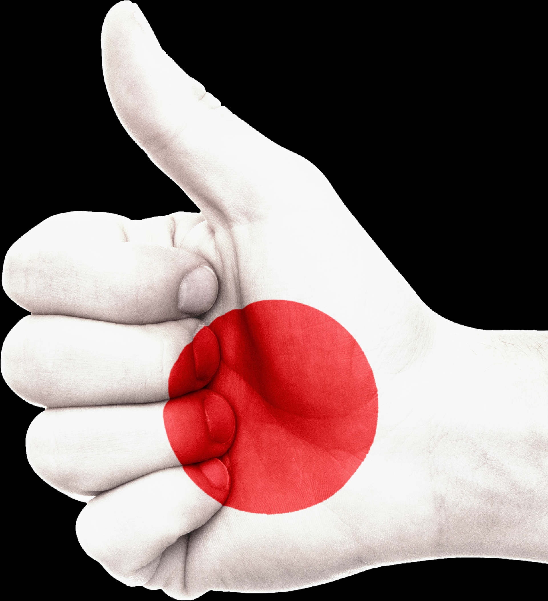 Thumbs Up Mark Japan Flag Wallpaper - Flag - HD Wallpaper 