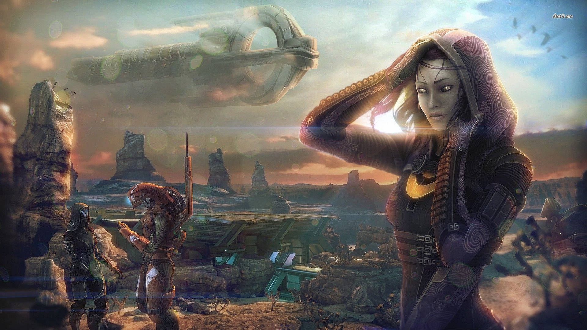 Mass Effect Quarians And Geth - HD Wallpaper 