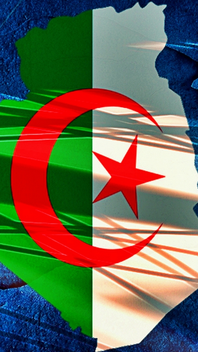 Algeria 2014 Fifa World Cup Brazil Sport Iphone Wallpaper - Algeria Flag Wallpaper Iphone - HD Wallpaper 