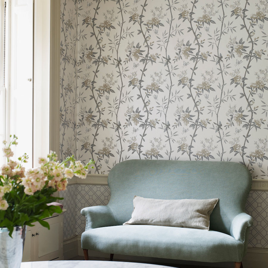 Gp And J Baker Peony And Blossom - HD Wallpaper 