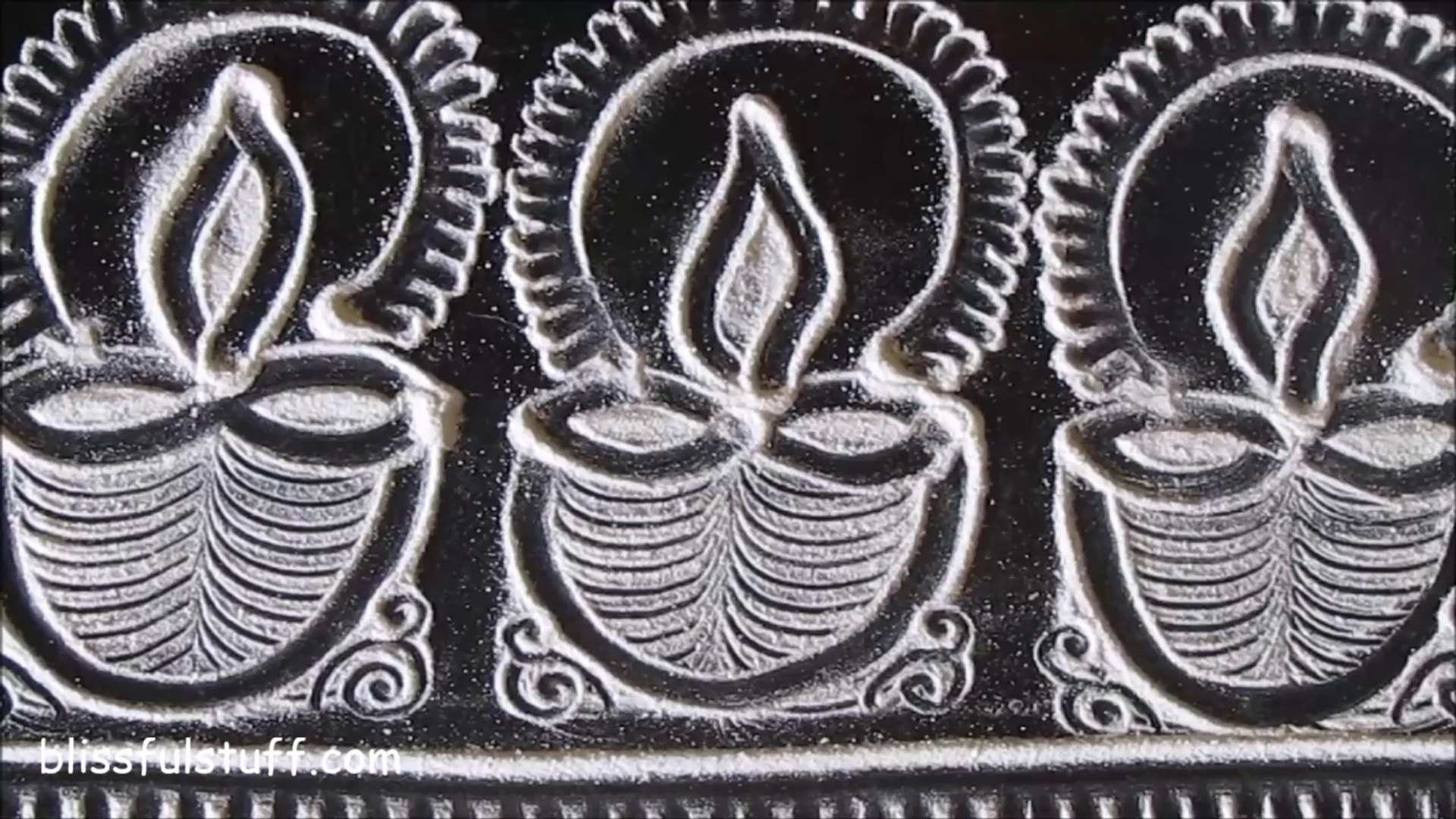 Diwali Diya Design Alpana - HD Wallpaper 