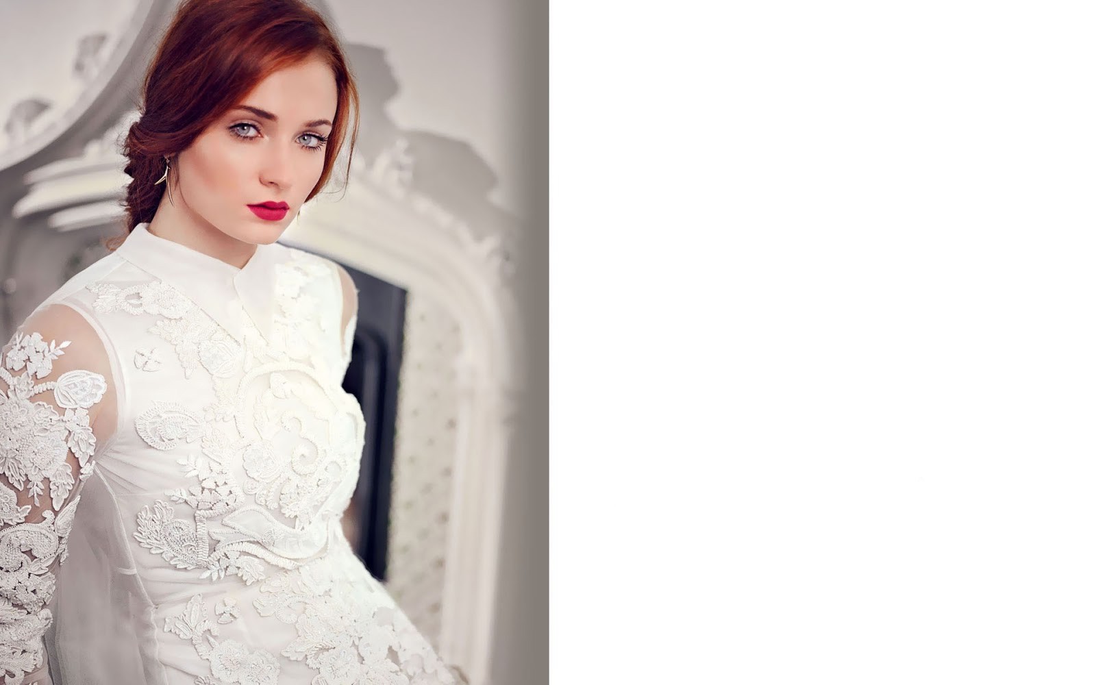 Sophie Turner Vestito Da Sposa - HD Wallpaper 