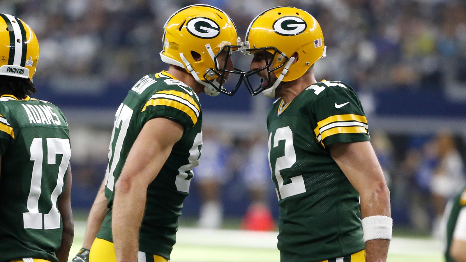 Davante Adams Aaron Rodgers - HD Wallpaper 