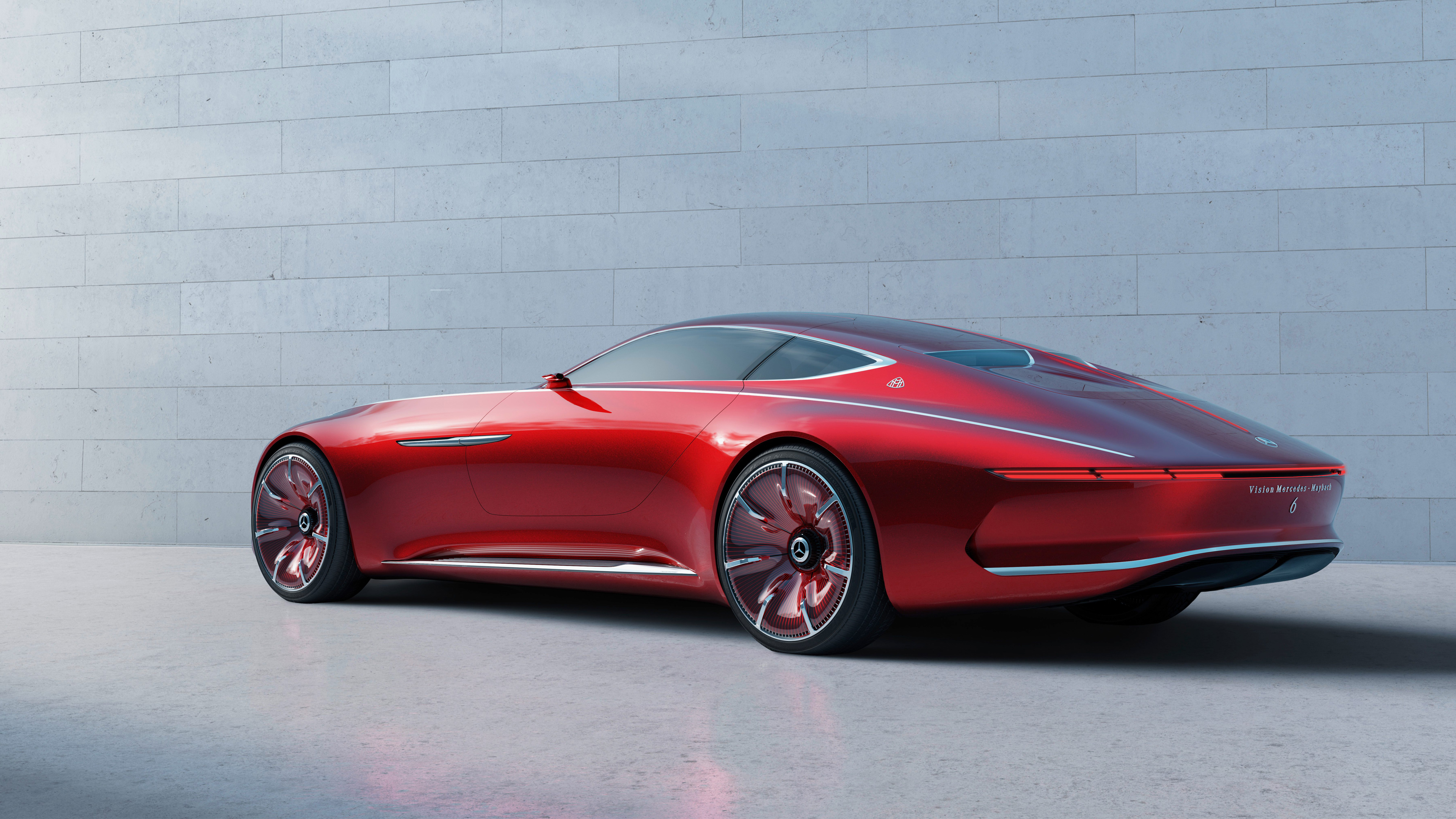 Mercedes Maybach 6 Red - HD Wallpaper 