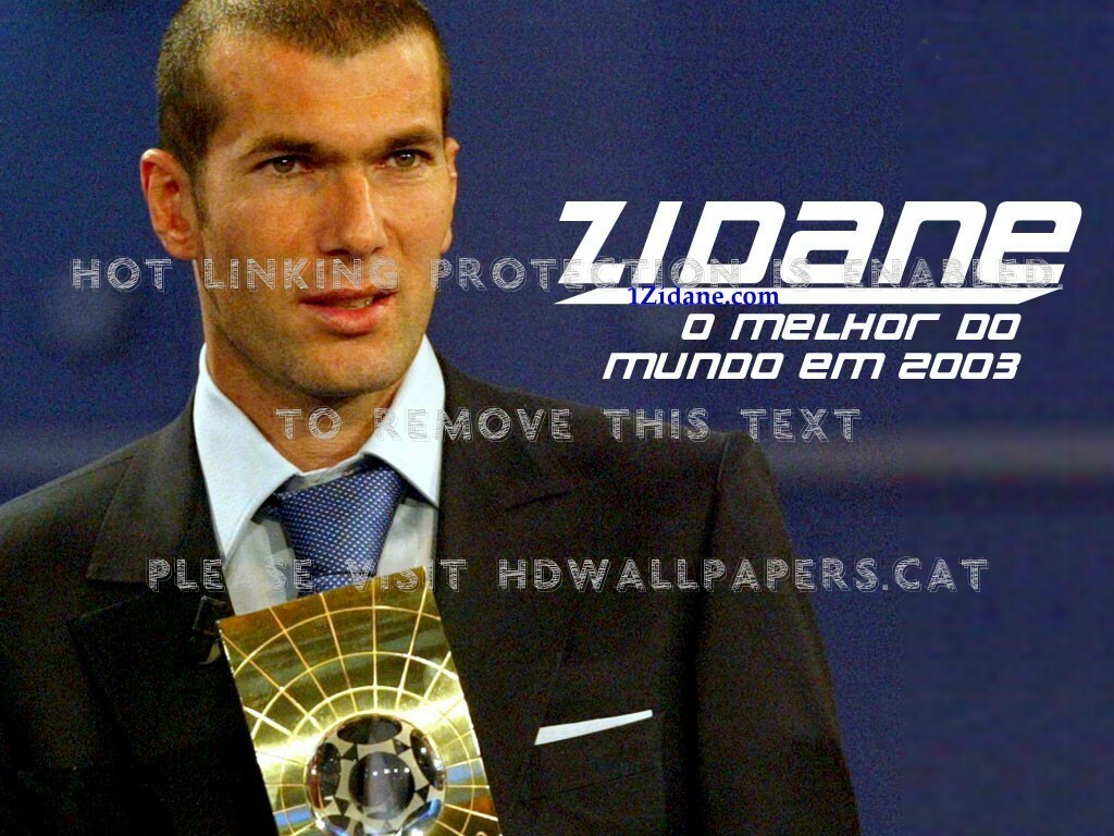 Zinedine Zidane Real Madrid Sports Soccer - Zidane World Player Of The Year - HD Wallpaper 